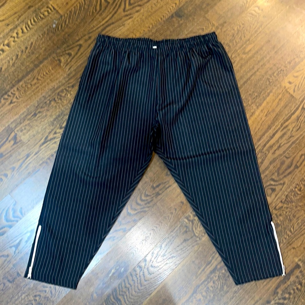 Plus size striped pants